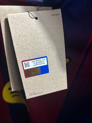 Camiseta Barça Niño Nike Azul/Roja