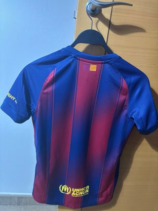 Camiseta Barça Niño Nike Azul/Roja