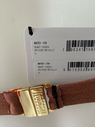 Costume intero Wolford marrone/oro