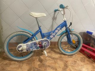 Bicicleta infantil Frozen azul