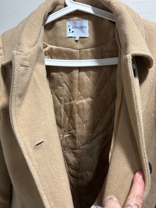Abrigo Minueto Talla L Camel