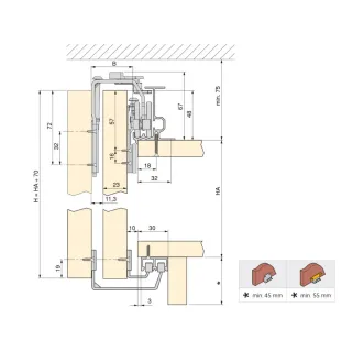Kit Carros Neco Regulable Carril Superior