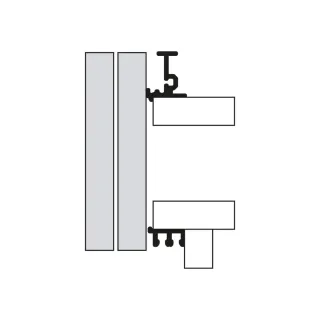 Kit Carros Neco Regulable Carril Superior