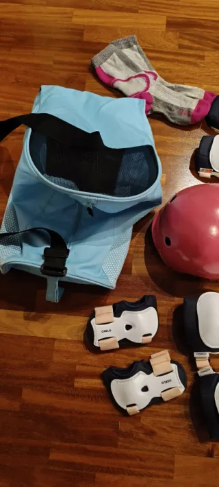 Pack Patinaje Niña + Casco + Protecciones