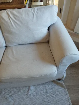 Sofá EKTORP 2 plazas IKEA beige