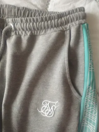 Pantalón Jogger SikSilk Gris y Rosa unisex