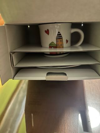 Tazzina Egan con piattino