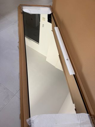 Espejo ILBJERG Negro 45x165