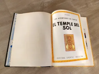 Tintin El Temple del Sol primera edición