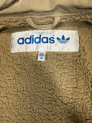 Parka Adidas Originals Beige Talla 36