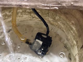 Fuente de jardín con forma de barril