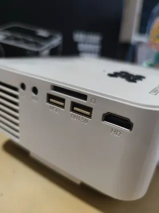 Proyector DBPOWER 1800 lúmenes Blanco