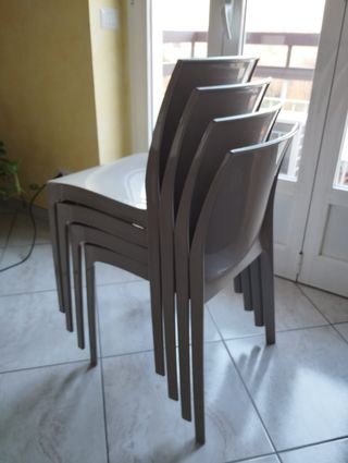 4 Sedie Cucina Grand Soleil Beige