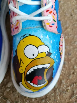 Dr. Martens Personalizadas Los Simpson Donuts