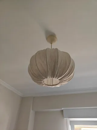 Pantalla de lino para lámpara