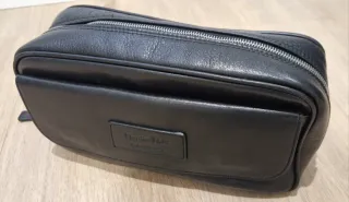 Neceser Piel Massimo Dutti Negro