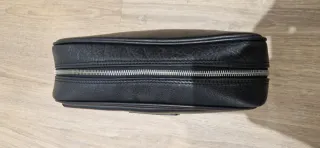 Neceser Piel Massimo Dutti Negro