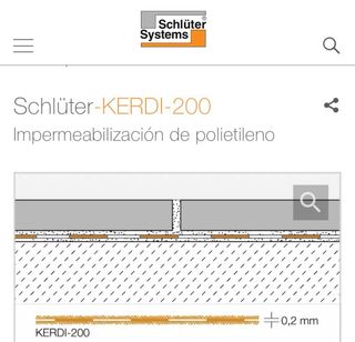 Lámina Impermeabilizante Schluter Kerdi 200