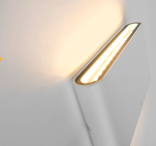 Aplique exterior led blanco