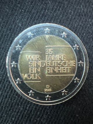 Moneda 2 Euros Conmemorativa Alemania 2020