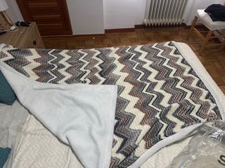 Manta de sofá de forro polar