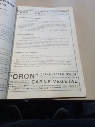Revista antigua DE MENAGE  Cocina del año 1933