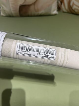 Papel pintado vinílico a rayas