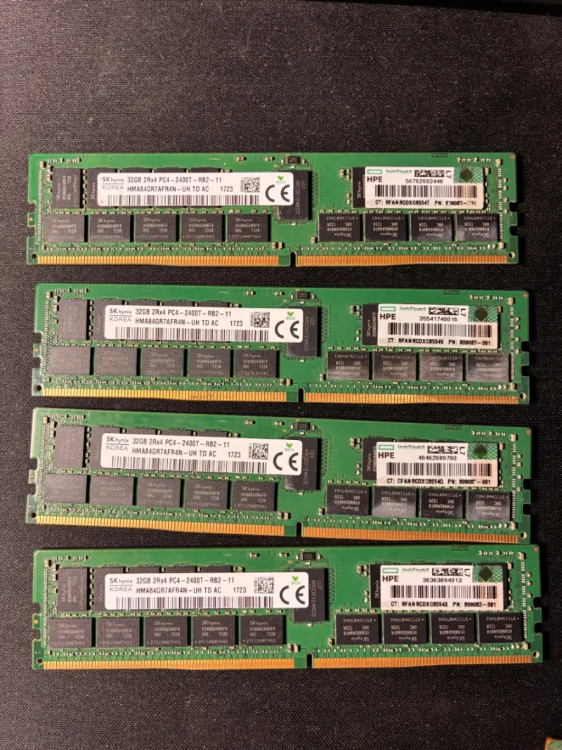 Módulos RAM HPE 32GB DDR4 RDIMM (4x32 y 2x16) afbeelding 2