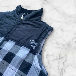 Gilet Stüssy vintage a quadri taglia M