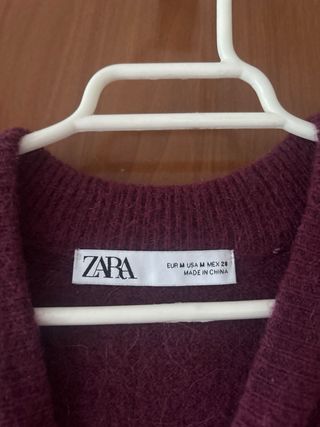 Jersey Zara Lila Talla M sin usar
