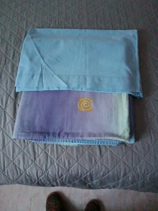 Funda Nórdico Poliéster Azul/Morado