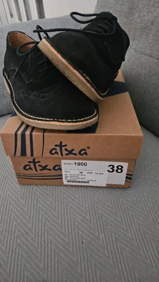 Zapatos niño azul talla 38