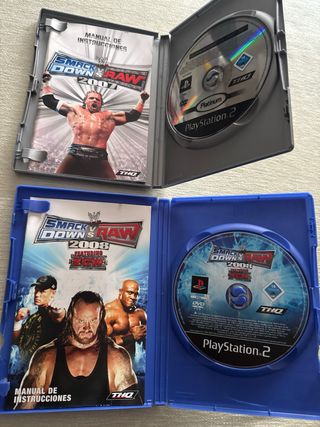 PS2 WWE SmackDown vs. Raw 2007 y 2008