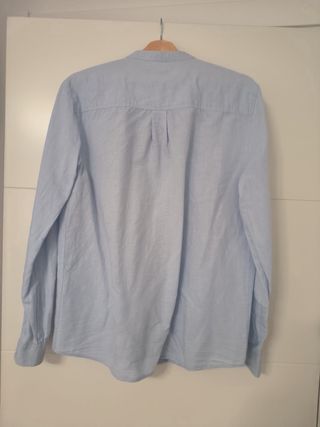 Camisa azul Zara