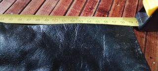 Chaqueta negra de piel Zara T.36. Tipo Americana