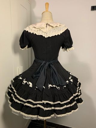 Vestito Sweet Lolita nero e bianco