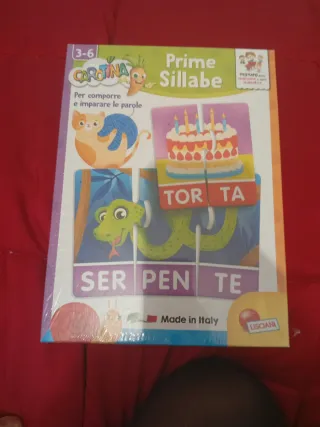 Gioco educativo Carotina Prime Sillabe Lisciani