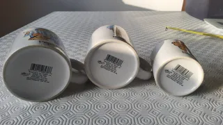 Set 3 Tazas vintage. Osos Familia.