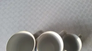 Set 3 Tazas vintage. Osos Familia.