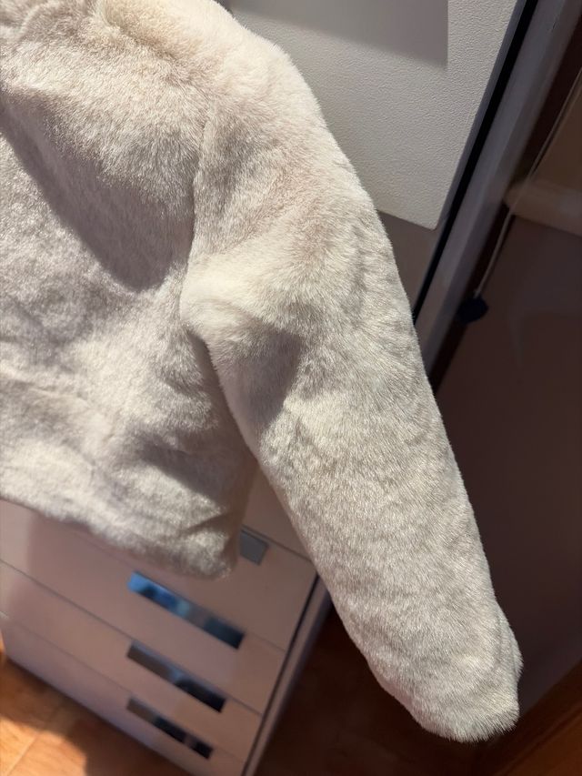 Abrigo peluche bebé H&M 2 años