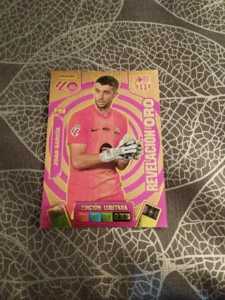 Cromo Joan García Revelación Oro Panini