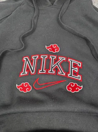 Sudadera Nike Negra con Diseño bordado xl oversize