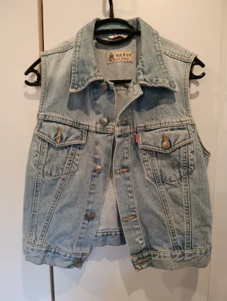 Chaleco vaquero Mango