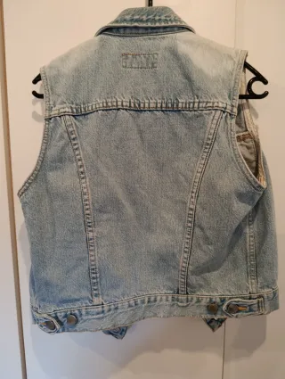 Chaleco vaquero Mango