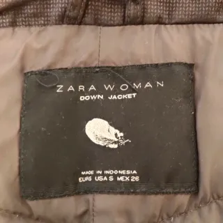 Abrigo acolchado Zara mujer