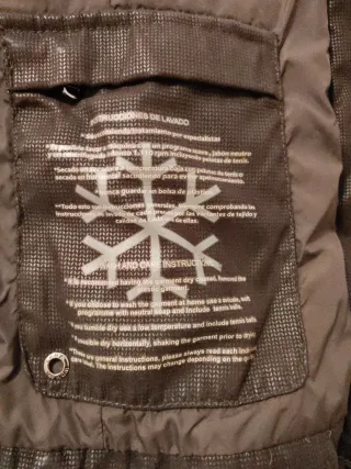 Abrigo acolchado Zara mujer