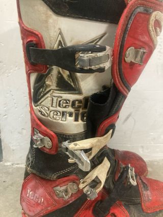 Botas Alpinestars Cross/Enduro Negras/Rojas