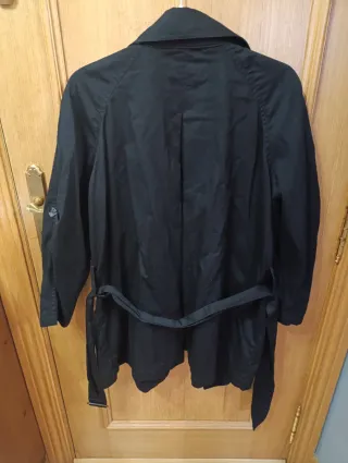 Gabardina Negra Talla XXL