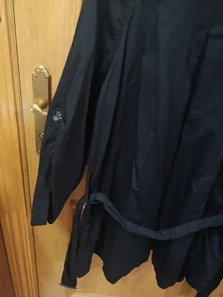 Gabardina Negra Talla XXL