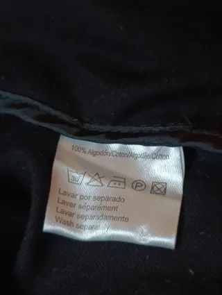 Gabardina Negra Talla XXL